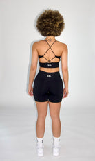 Zoey Seamless Contour Shorts - Black back view