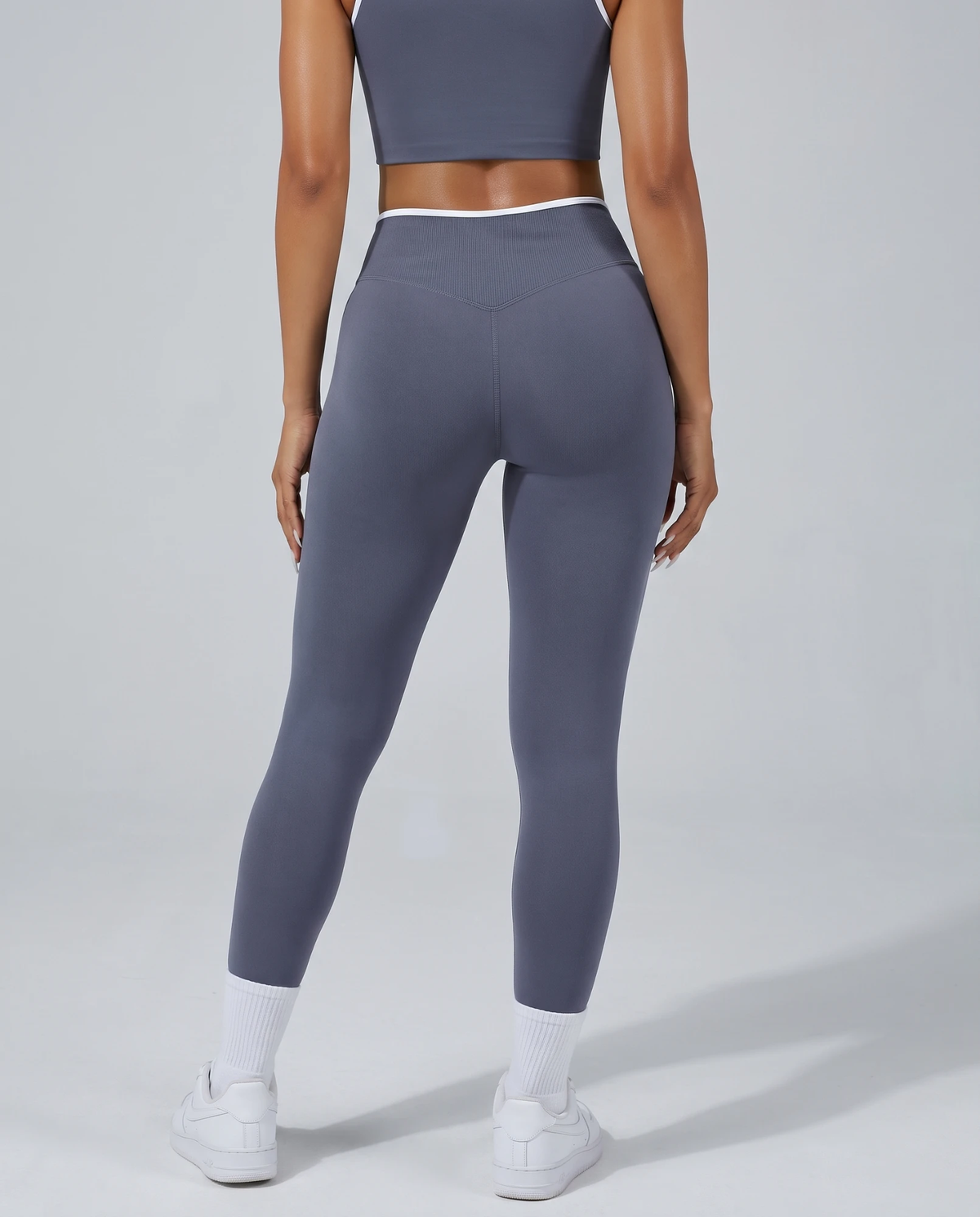Storm Grey Leggings: Back